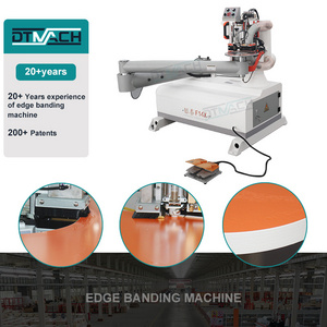 DTMACH F14X edge banding machine with edge trimmer curve edgebander automatic pvc mdf edge banding machine