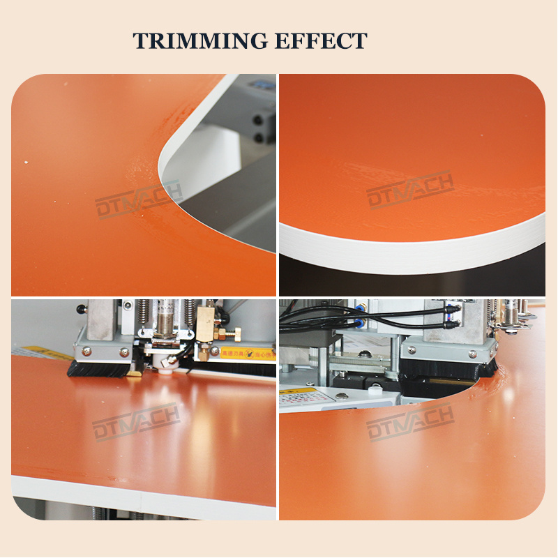 DTMACH F14X edge banding machine with edge trimmer curve edgebander automatic pvc mdf edge banding machine