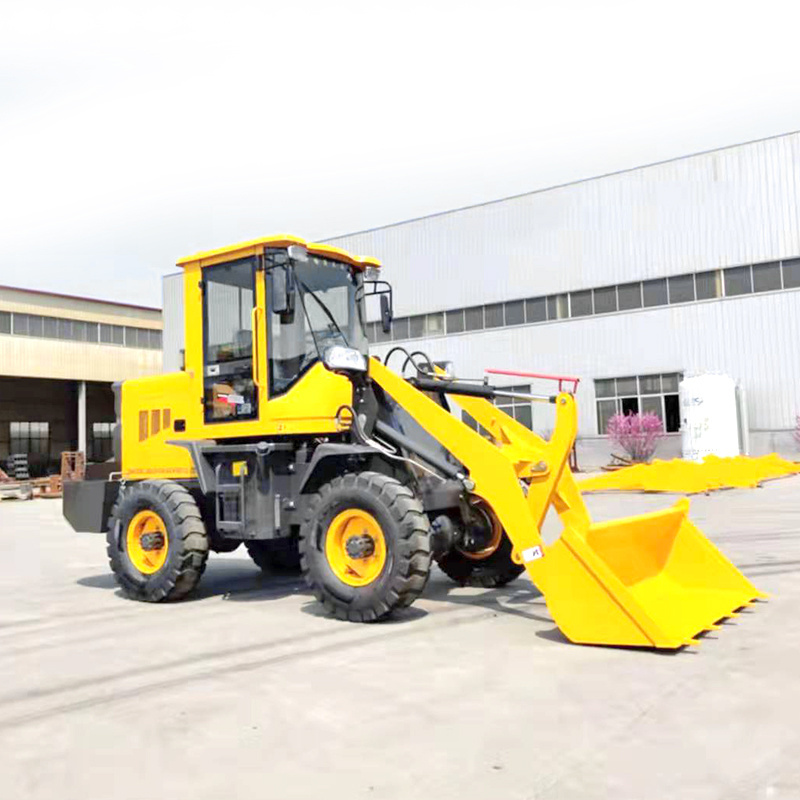 Engineering Wheel Loader Thickened Wear-resistant Tires Durable Compact 4x4 Loader Mini Road Loader For Sale