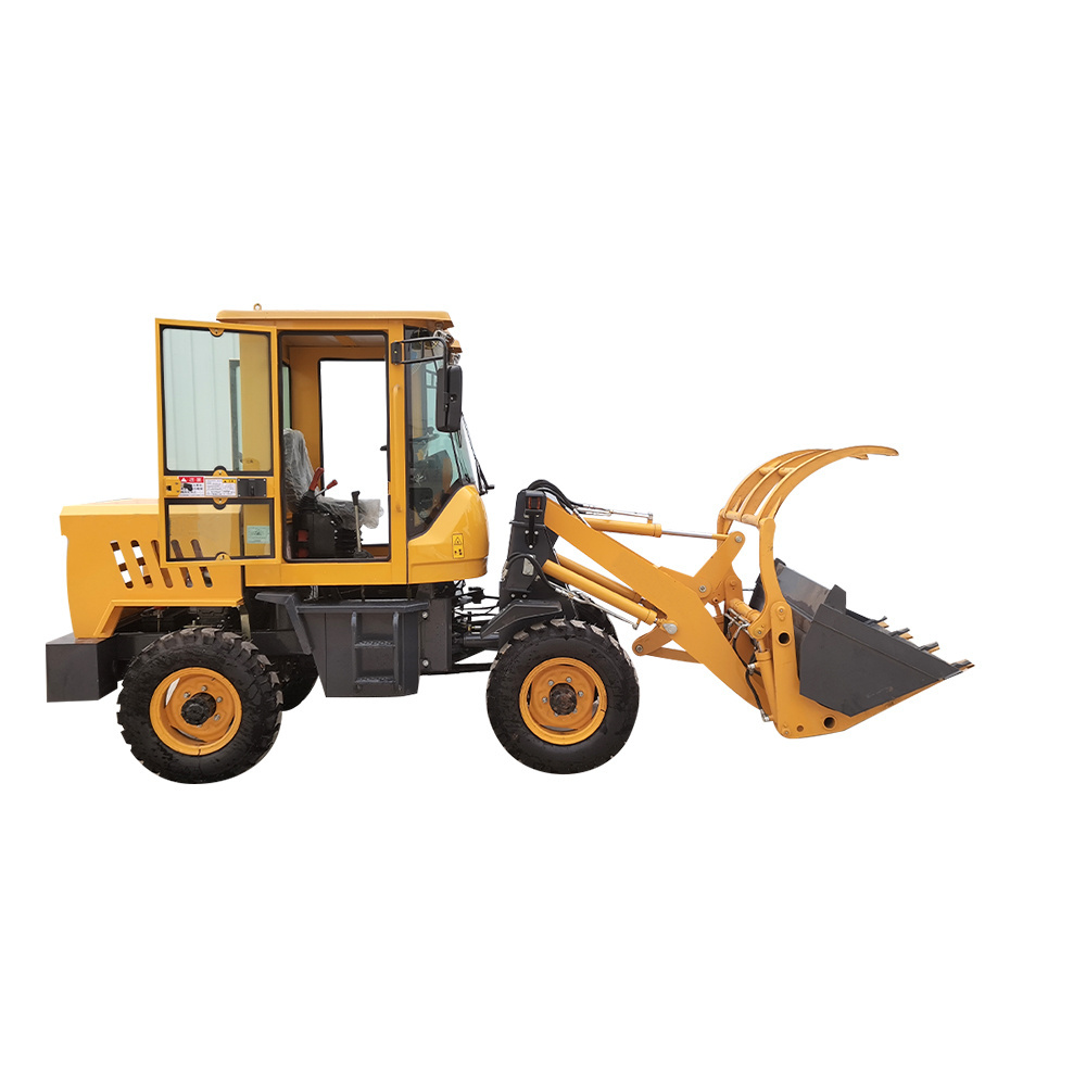 Engineering Wheel Loader Thickened Wear-resistant Tires Durable Compact 4x4 Loader Mini Road Loader For Sale