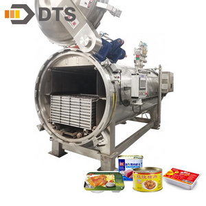 Wide Range of Applications Air Steam Batch Retort Canner Machine Autoclave Continuous Food Sterilizer