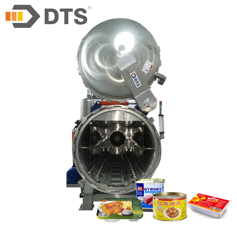 Wide Range of Applications Air Steam Batch Retort Canner Machine Autoclave Continuous Food Sterilizer