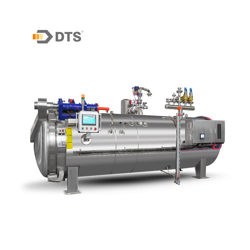 DTS High Pressure Canning Mushroom Sterilizing Equipment Steam Air Retort Machine