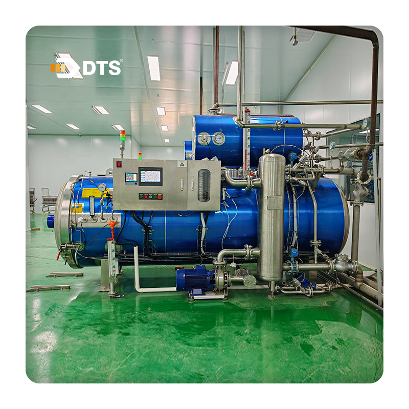 DTS High-efficiency Static Hot Water Spray Retort for Glass Bottle Bird's Nest Autoclave