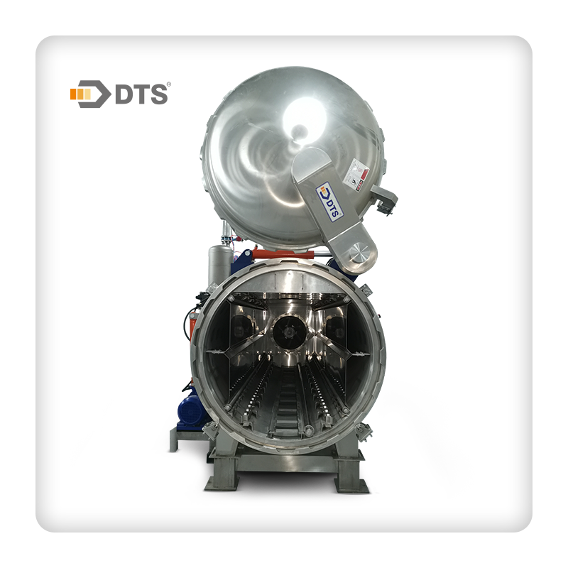 DTS High Pressure Canning Mushroom Sterilizing Equipment Steam Air Retort Machine