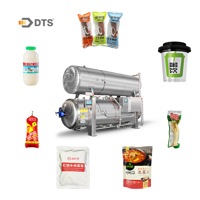 Automatic High Pressure Canning Food Sterilization Double Layer Retort Sterilizer