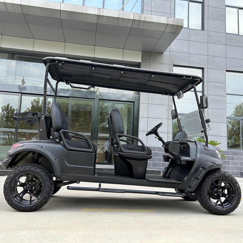 New Electric 6 Seater Hunting Golf Cart Ce Certification Zone Electric Off Road Golf Cart