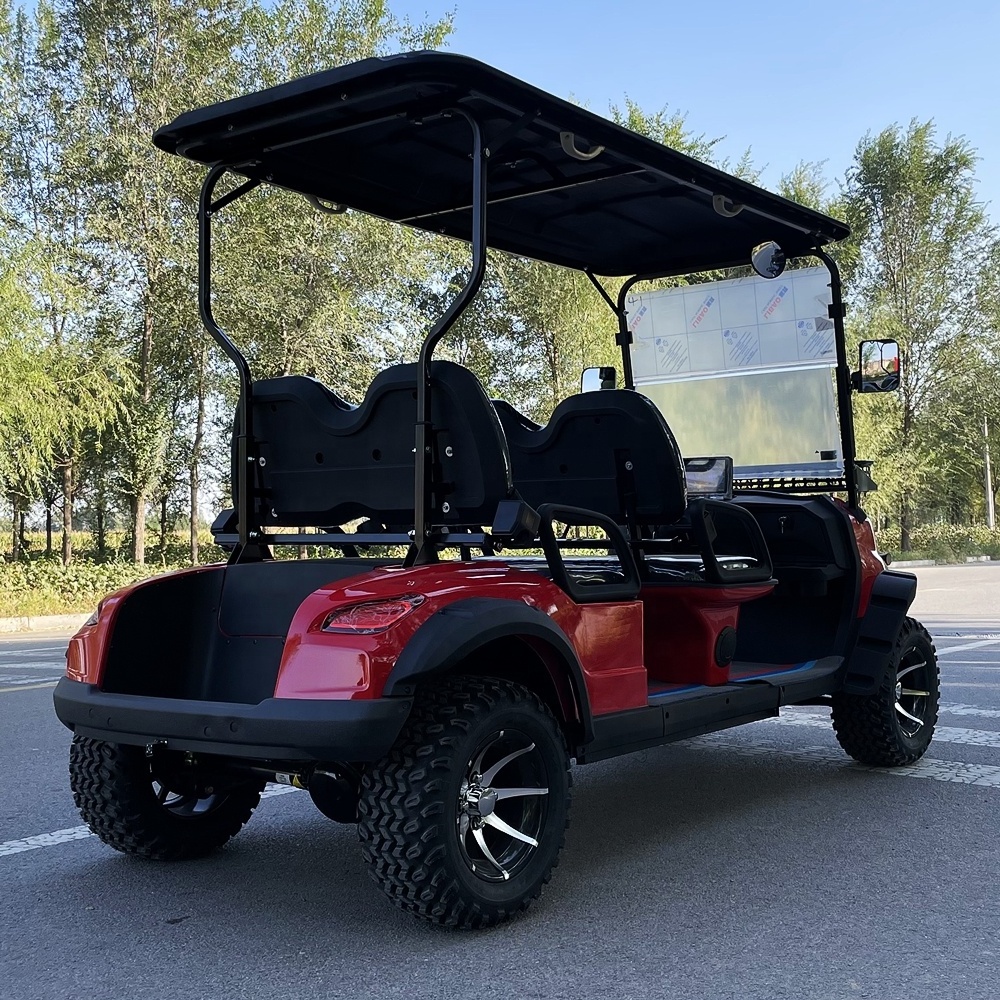 4X4 4 wheel drive 4 or 6 seat gas Hunting scooter off road golf cart with CE certificate