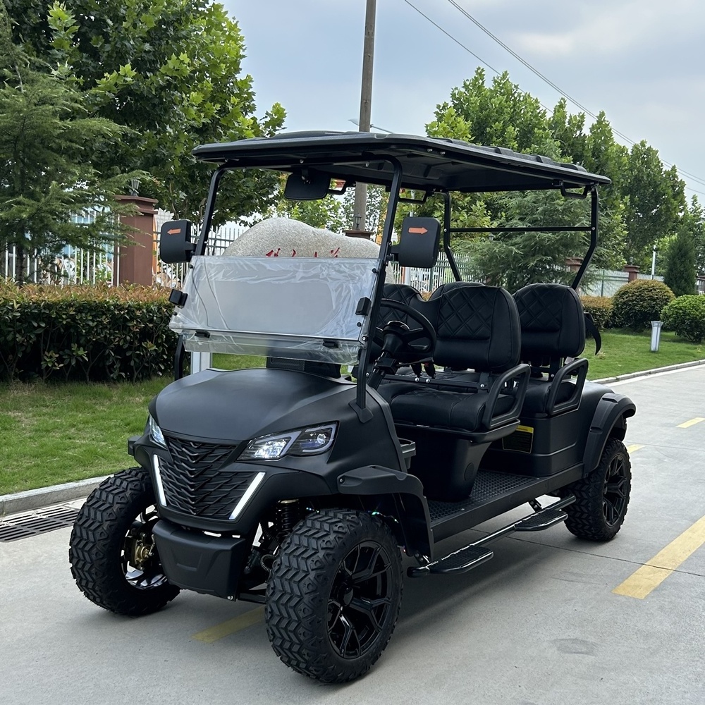 New Electric 6 Seater Hunting Golf Cart Ce Certification Zone Electric Off Road Golf Cart