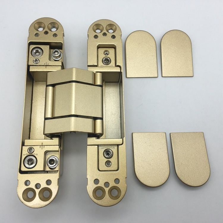 DIVINE 3d adjustable invisible door hardware stainless steel concealed heavy duty 80KG door hinge