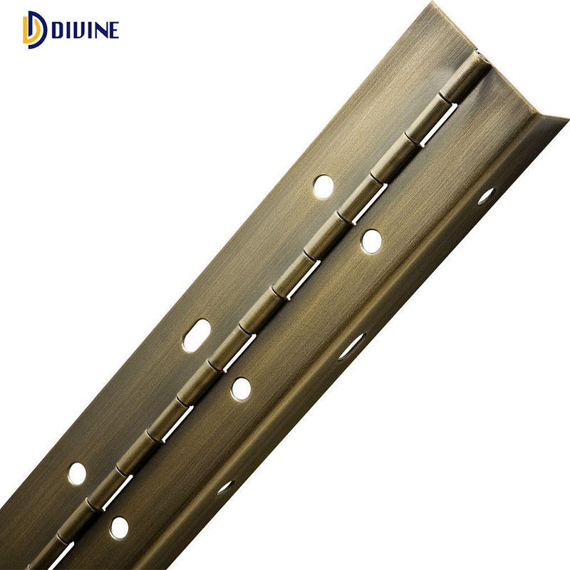 DIVINE piano hinges roles gold piano hinge continuous plastic plastic acrylic piano hinges 30cm