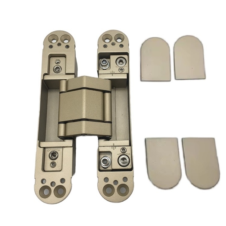 DIVINE 3d adjustable invisible door hardware heavy duty stainless steel hinges 80KG concealed door hinge