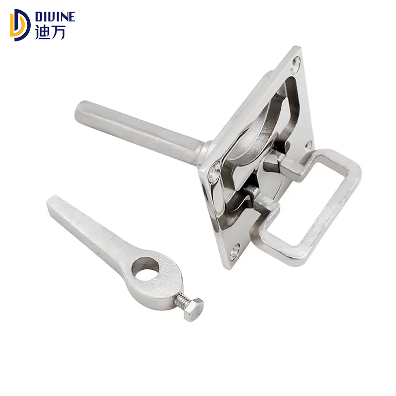 DIVINE Marine Stainless Steel 316 Turning Lock Lift Handle Boat Hatch