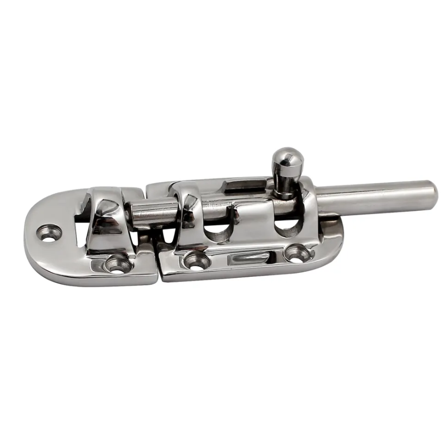 DIVINE High polished stainless steel Marine Boat Door Window Lock Latch Slide Barrel Bolt