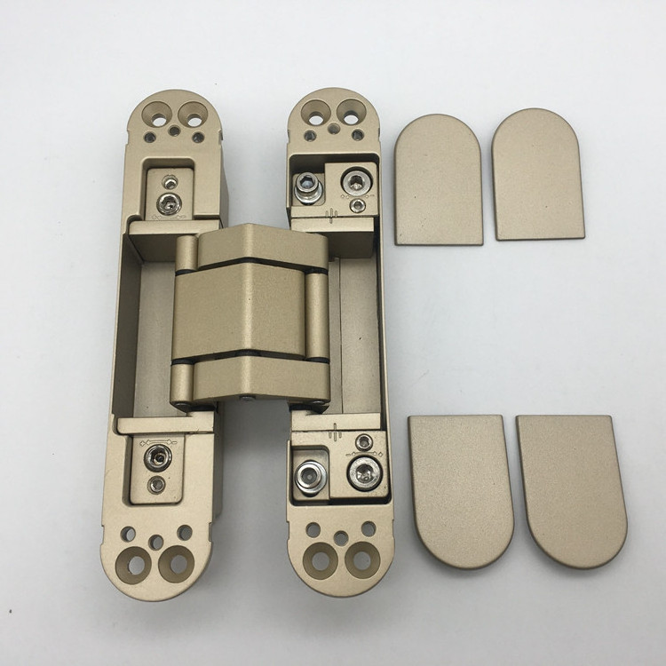 DIVINE   Zinc Alloy hidden Internal door hardware 3d adjustable concealed hinge