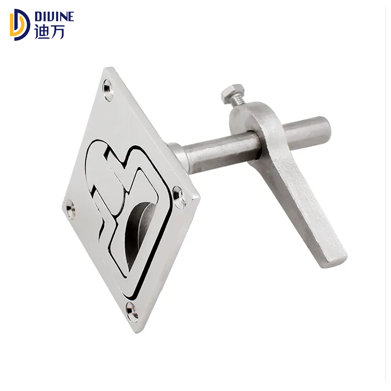 DIVINE Marine Stainless Steel 316 Turning Lock Lift Handle Boat Hatch