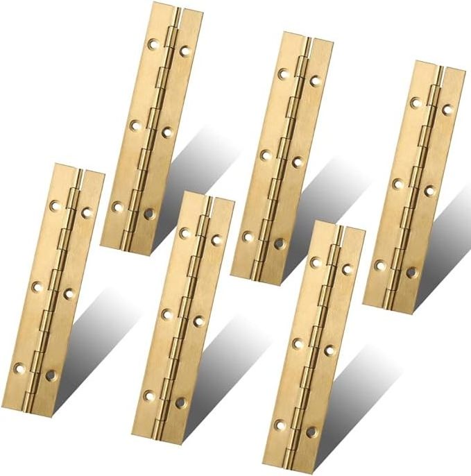 Heavy-duty door hinge with holes, stainless steel continuous and piano hinge, for furniture/piano