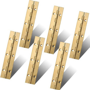 Heavy-duty door hinge with holes, stainless steel continuous and piano hinge, for furniture/piano