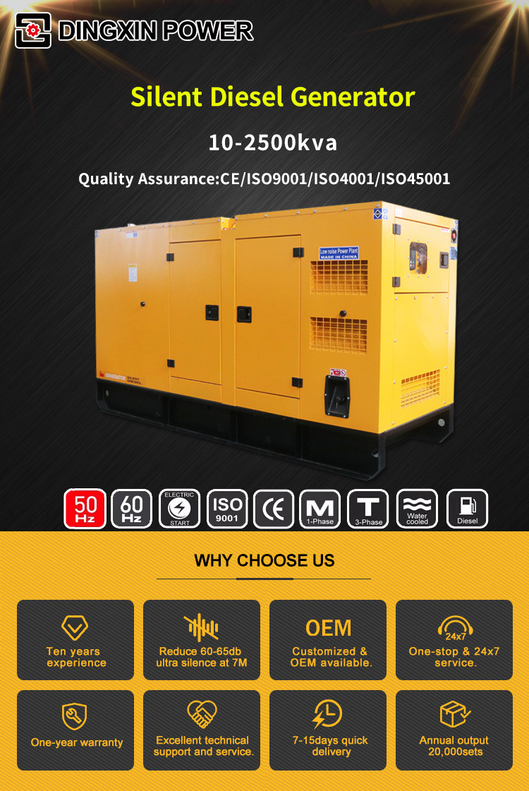 15kw 20kw 25kw 30kw 45kw power diesel generador 4-Stroke Air-cooled 1500 Watt Generator diesel generator diesel silent