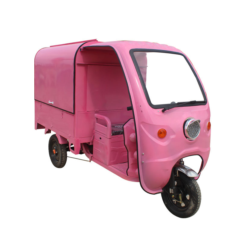 Hot selling multi-functional electric tricycles food truck Coffee milk tea drink truck