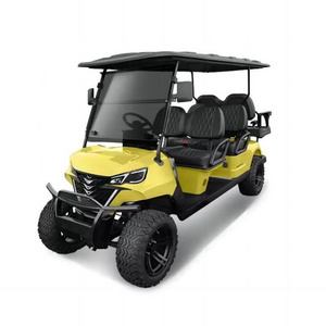 Factory Direct Sales 4+2 Golf Cart Powerful 4 Wheel 6 Seater Electric Golf Cart