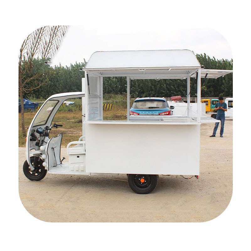 Fashion mobile bee electric car three wheels selling food truck