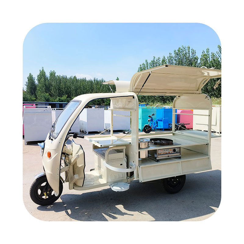 Best Supply For Street Mobile Fast Food Truck Food Trailer Coffee Van Beer Bar Electric Tricycle Food Truck For Europe