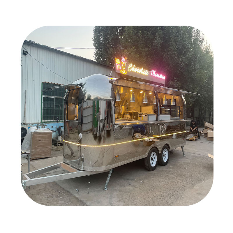 Mobile bar food truck Coffee hot dog mobile kitchen trailer