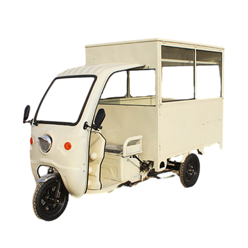 New Design Mobile Fast Food Truck Food Trailer Coffee Van Beer Bar Electric Tricycle 3 Wheel Electric Food Cart