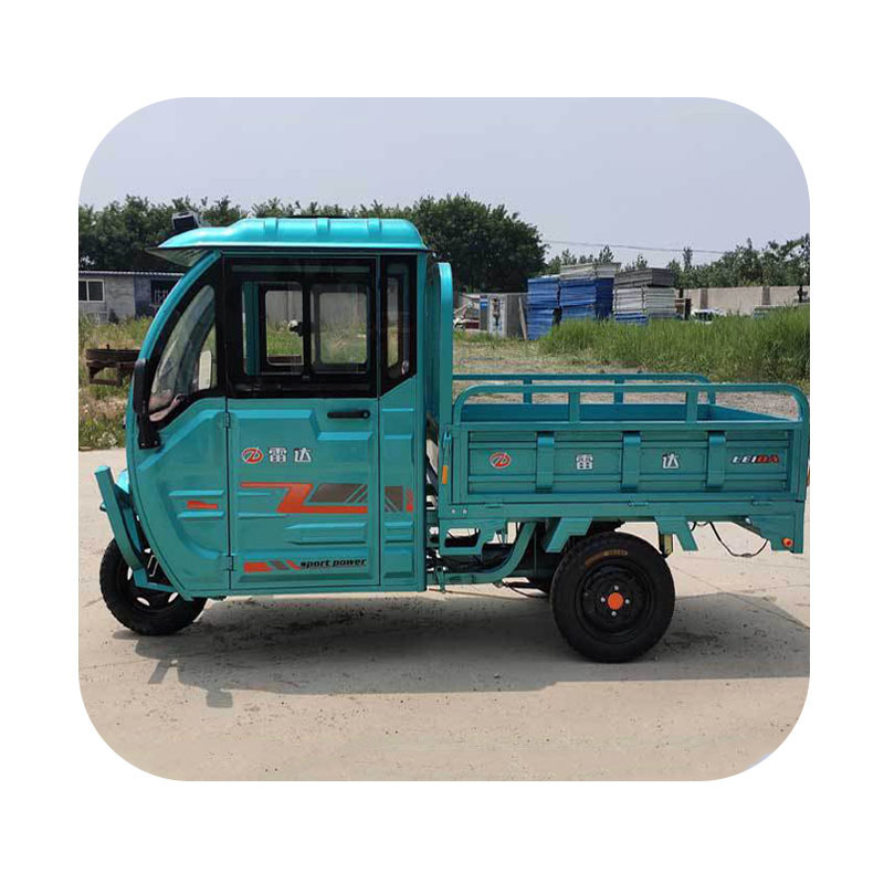 Fully enclosed traction full top load electric motorcycle freight tricycle Electric tricycle