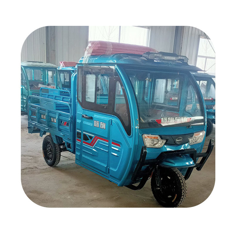 Fully enclosed traction full top load electric motorcycle freight tricycle Electric tricycle