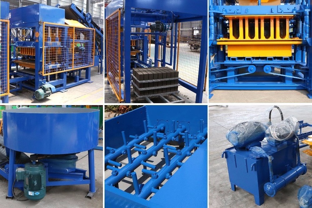 Brick making machinery QT4-15 brick machine making automatic machines for making concrete blocks making machine