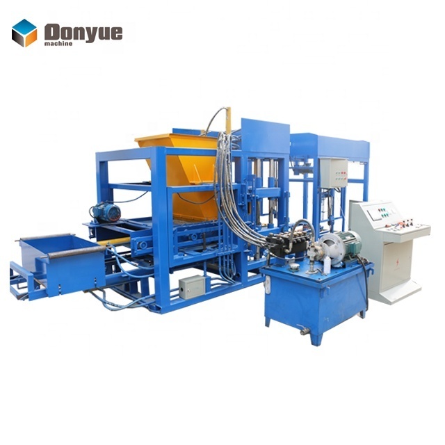 Hydraulic brick making machine QT4-15 simple block making machine block making machinery