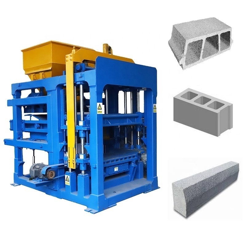 Wholesale Price of QT6-15 fully automatic cement block Brick Making Machine in Ghana