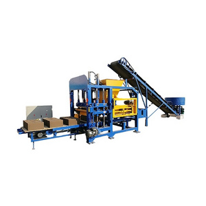 Namibia building block machine line QT4-15 interlocking brick machine