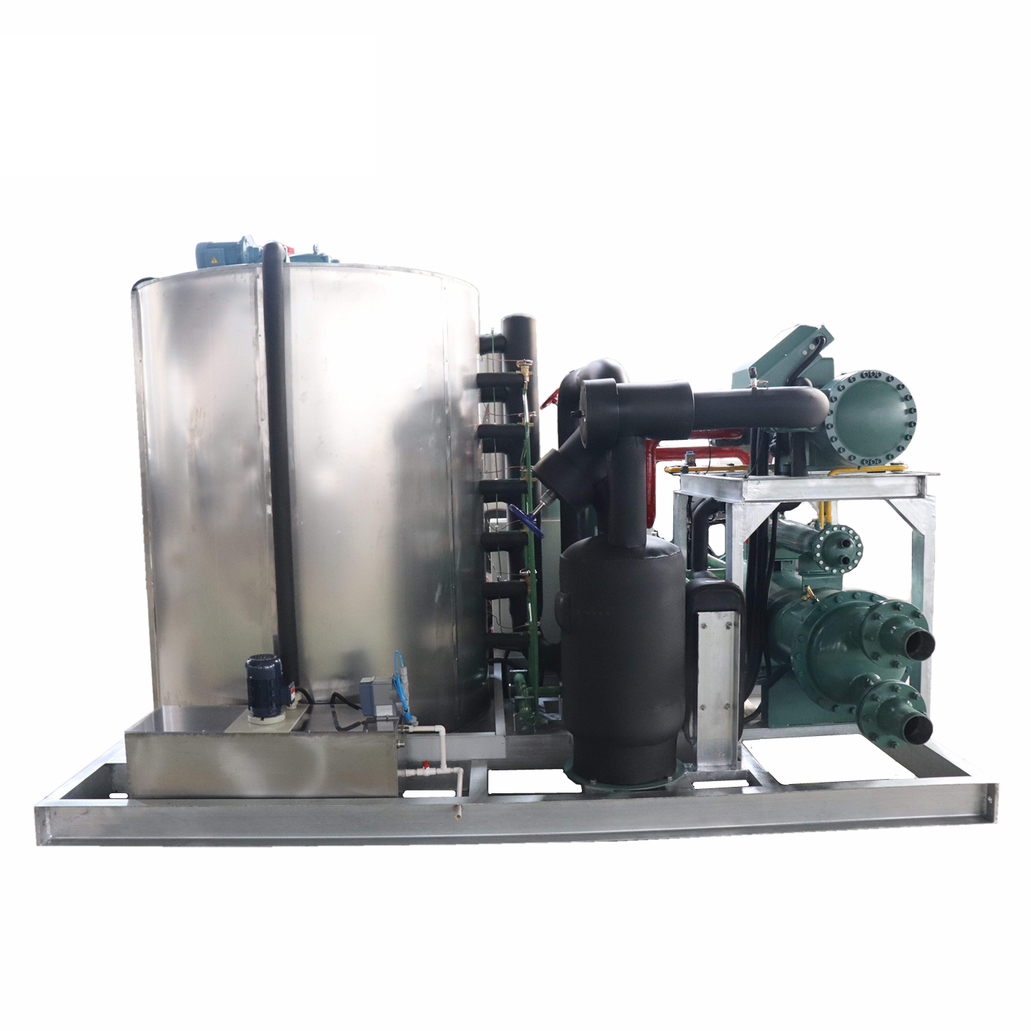 High reliable high quality Energy saving 1t 2t 3t 5t 10t 15t 20t 25t 30t Seawater flake ice machine for boat