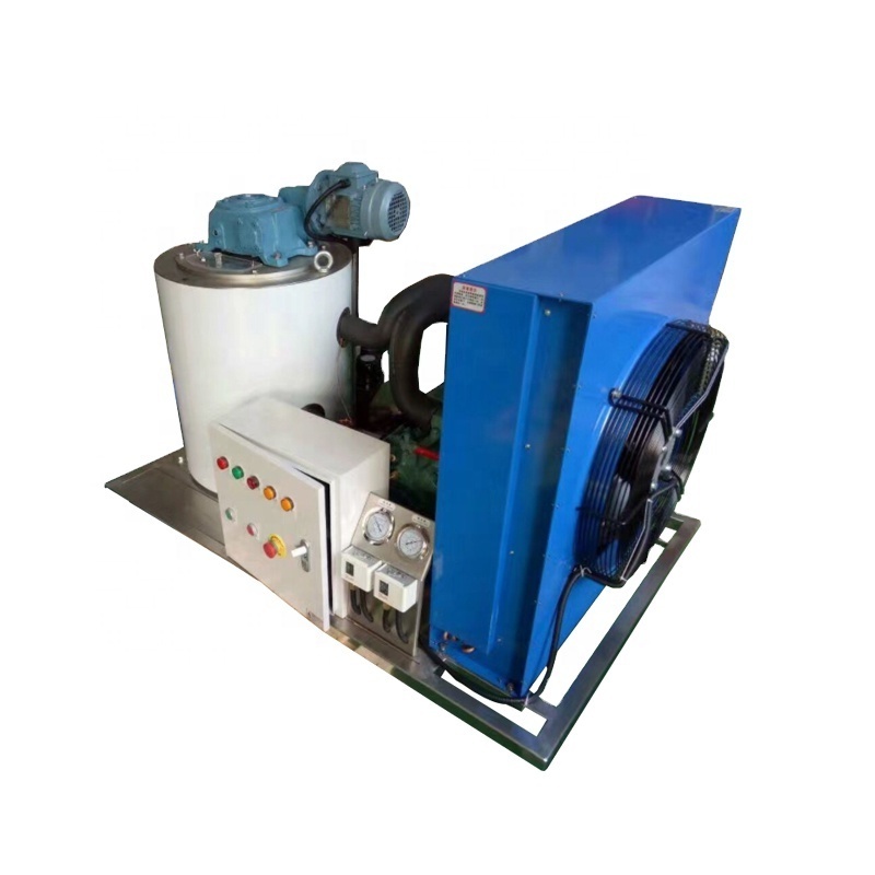 5TON Salt water/seawater/marine flake ice machine used in fishing boat