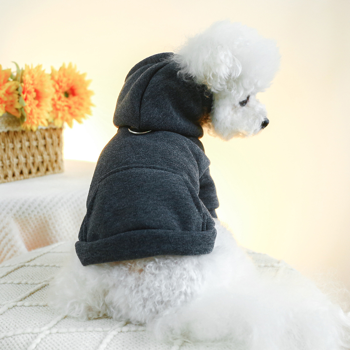 Hot selling warm and Hooded  pet  dogs  cats  Hoodies sweatshirt