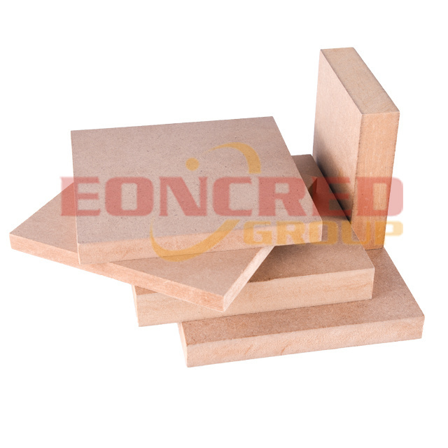 China Supplier Custom High Grade WBP Melamine 18mm plate mdf 5mm price Plain MDF Boards Raw Plain MDF Board for Furniture