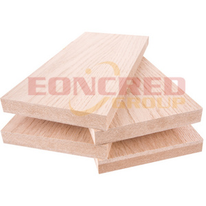 Wholesale Natural Red/White Oak Wood Veneer Fancy MDF Faced MDF Interior Decoration 2mm Natural Teak Veneer MDF