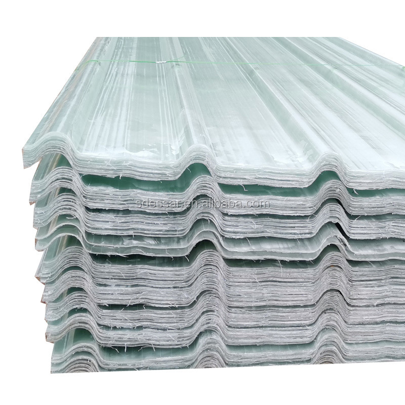 FRP clear sheet / fiberglass corrugated roofing panels with stable quality