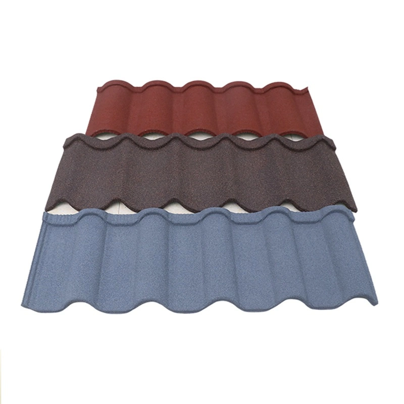 Wear Resisting Plastic Roof Tile Stone Coated  Metal Roof Tile Synthetic Resin Roof Tile