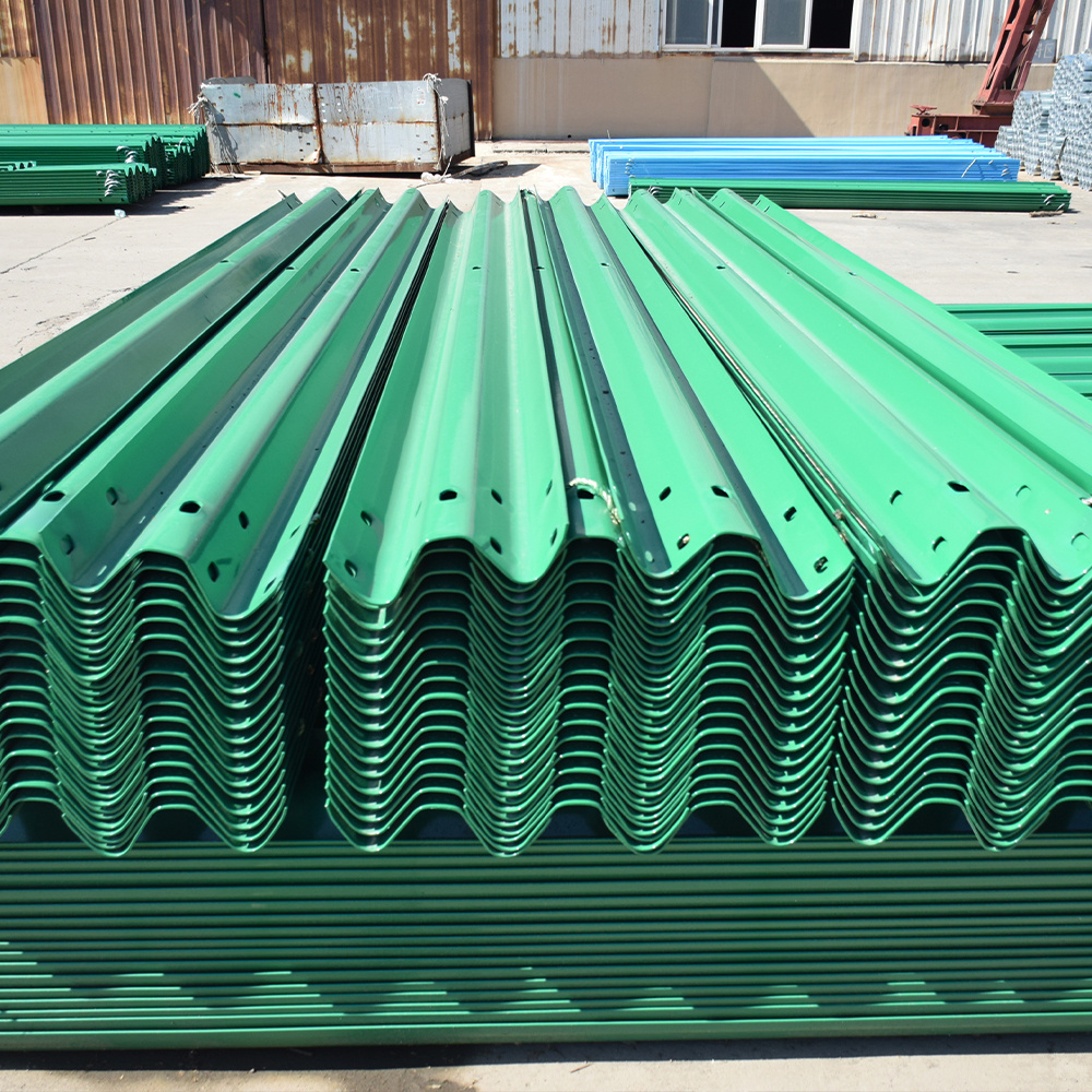 Functional Highway Guardrail Road Safety Barrier For Roadway Traffic Guard Rails Guardrail Beam Highway Guardrail Steel