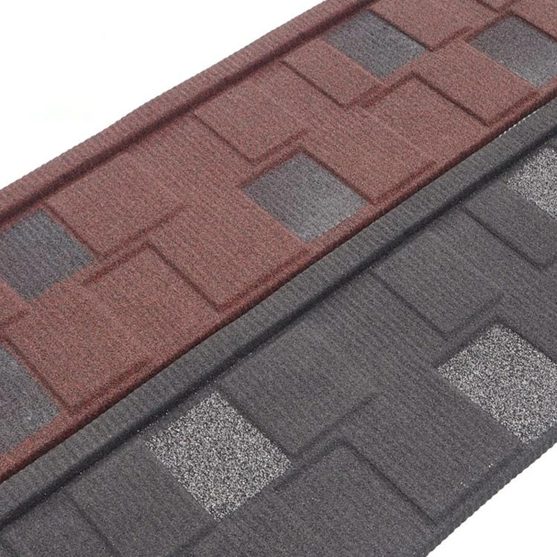 Manufacturer Vinyl Roof Tile Stone Coated Metal Roof Tile Shingles Stone Coated Roof Tiles