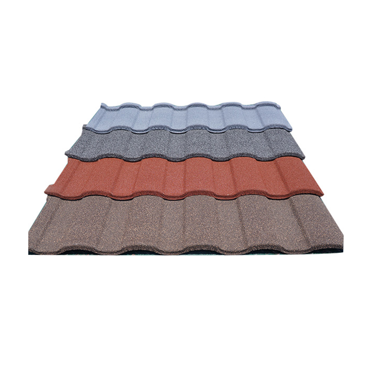 In Stock Roof Tiles Solar Cells Stone Coated Metal Roof Tile French Roof Tile