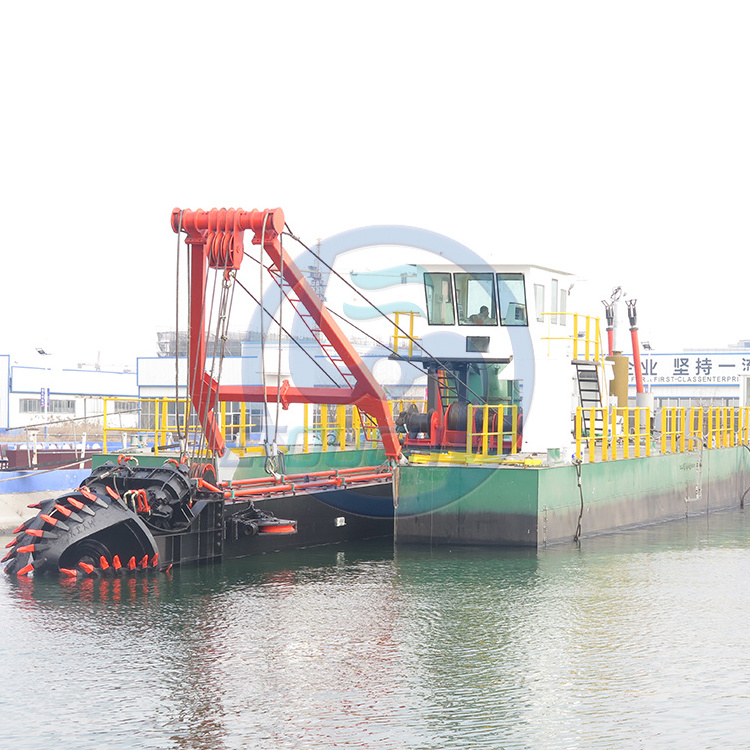 river sand gravel cutter suction dredger dredging mining equipment machine