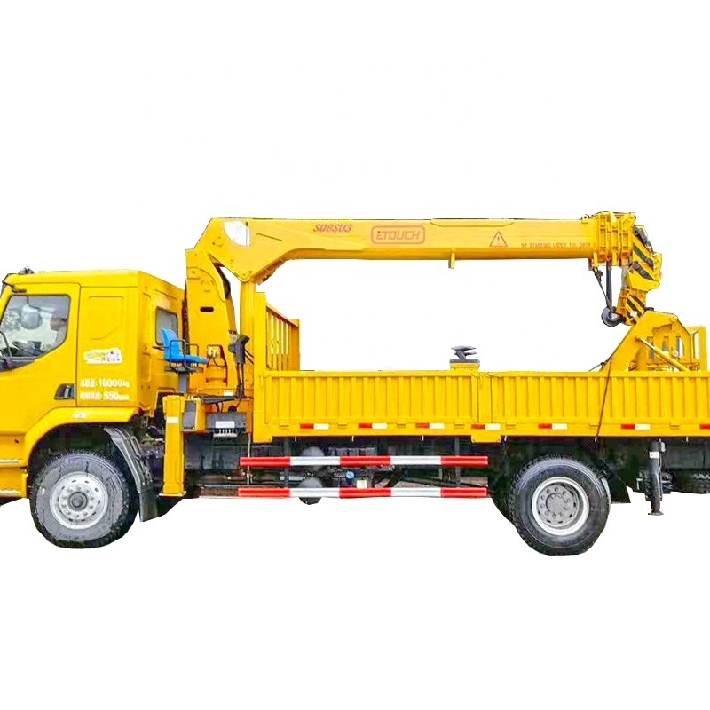 Remote monitoring Factory Manufacture hydraulic Telescopic Boom/straight arm lifting equipment Truck Mounted Crane