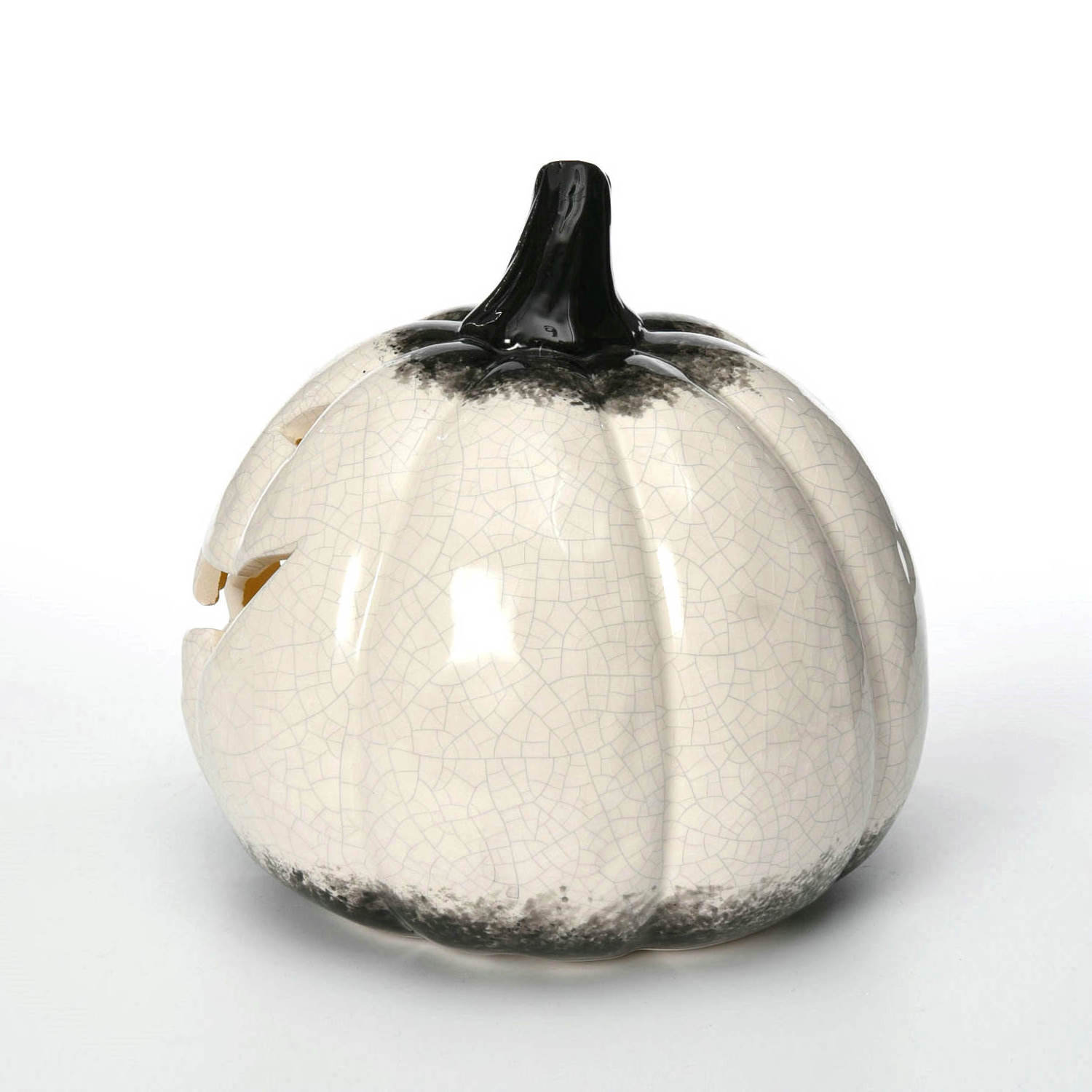 Ceramic Halloween Series Pumpkin Candlestick Holder Decoration Festival Atmosphere