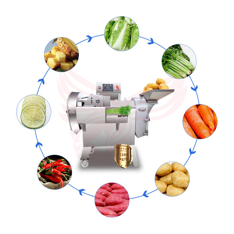 2024Commercial fruit cabbage garlic vegetable cutter slicer shredder grinder crusher machine leaf chipper shredder