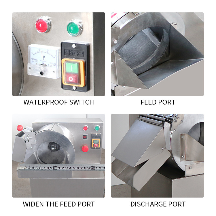 Commercial Small Automatic Vegetable Carrot Potato Cucumber Onion Cutting Machine Vegetable Cutter